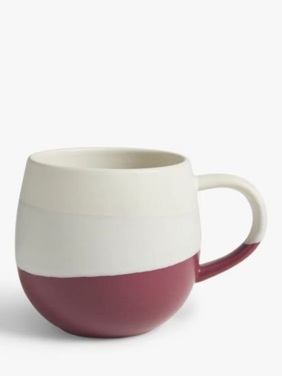 Dipped Glaze Stoneware Mug, 400ml