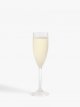 Plastic Picnic Champagne Flutes, Set of 4, 180ml, Clear
