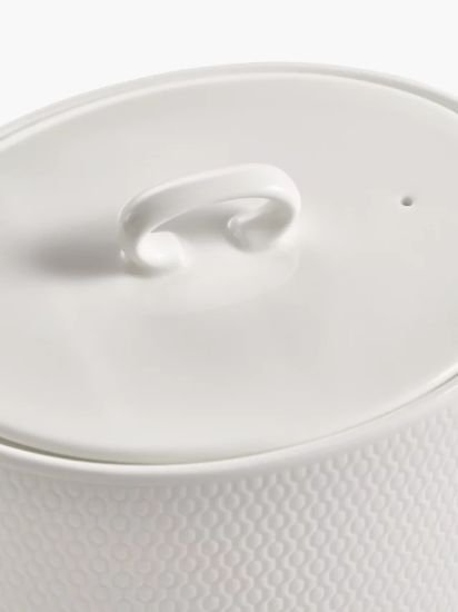 Bone China 4 Cup Teapot, 1L, White