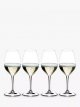 Wine Friendly White Wine / Champagne Glass, 440ml, Set of 4, Clear
