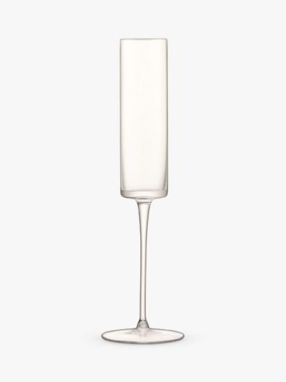 Champagne Flutes, Set of 2, 150ml, Clear