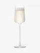Glass Champagne Flute, Set of 4, 230ml, Clear