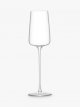 Glass Champagne Flute, Set of 4, 230ml, Clear